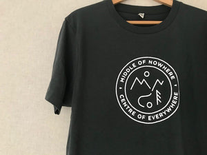 Middle of Nowhere T Shirt - Dark Grey