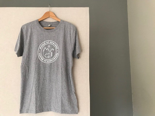 Middle of Nowhere T Shirt - Light Grey
